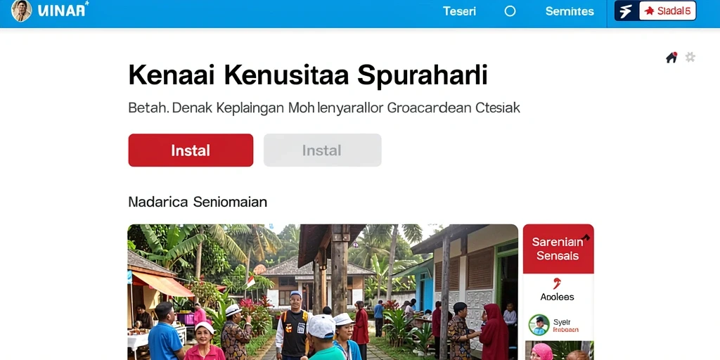 Tampilan antarmuka yang menarik dan modern.