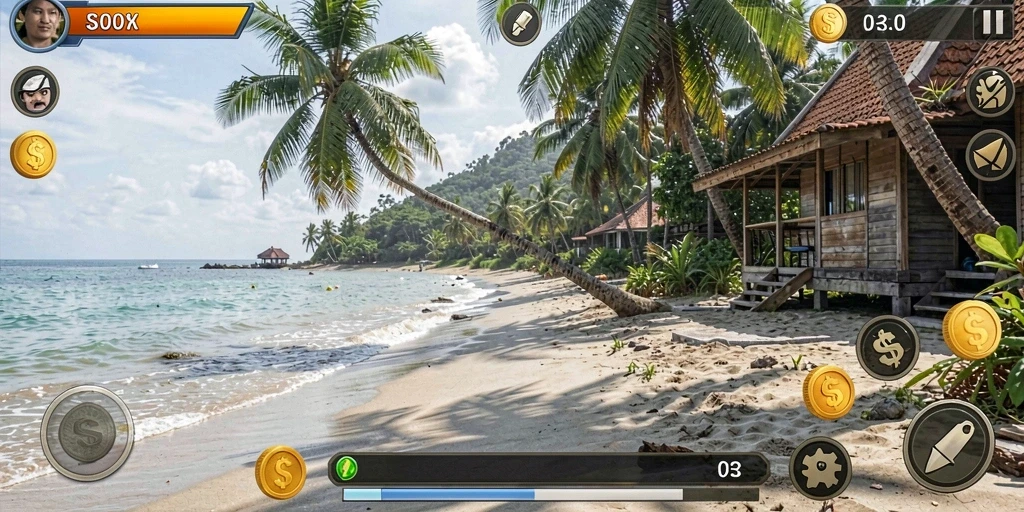 Tampilan awal yang menarik dan mudah digunakan.