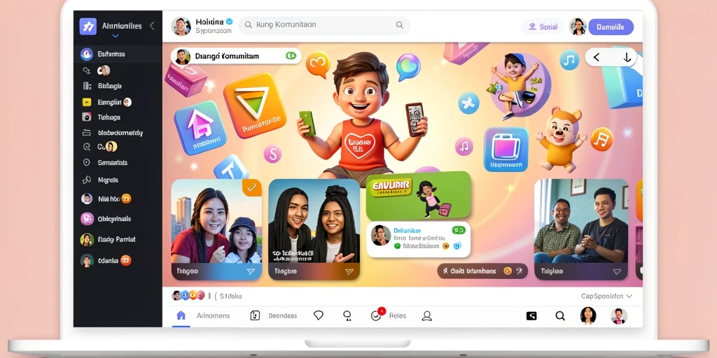 Tampilan antarmuka yang ramah pengguna.