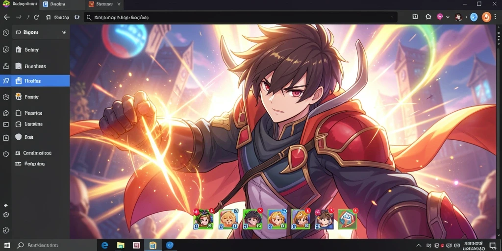 Screenshot menampilkan karakter utama dalam aksi.