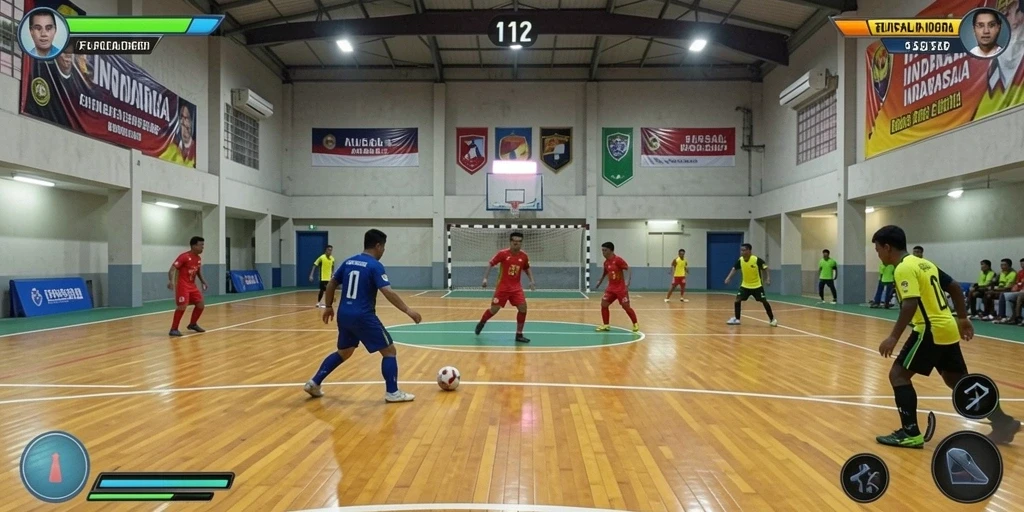 Tampilan awal game dengan karakter menarik.