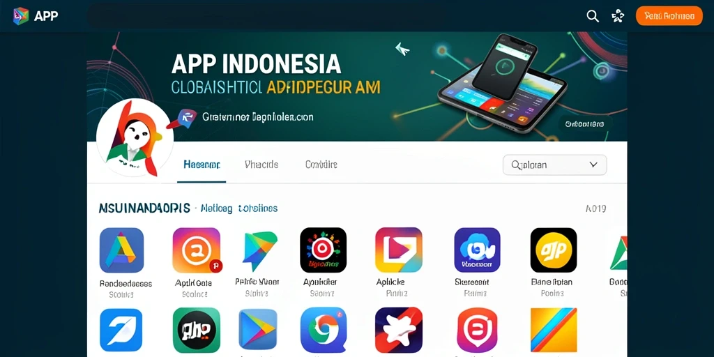 Tampilan antarmuka desain yang menarik.
