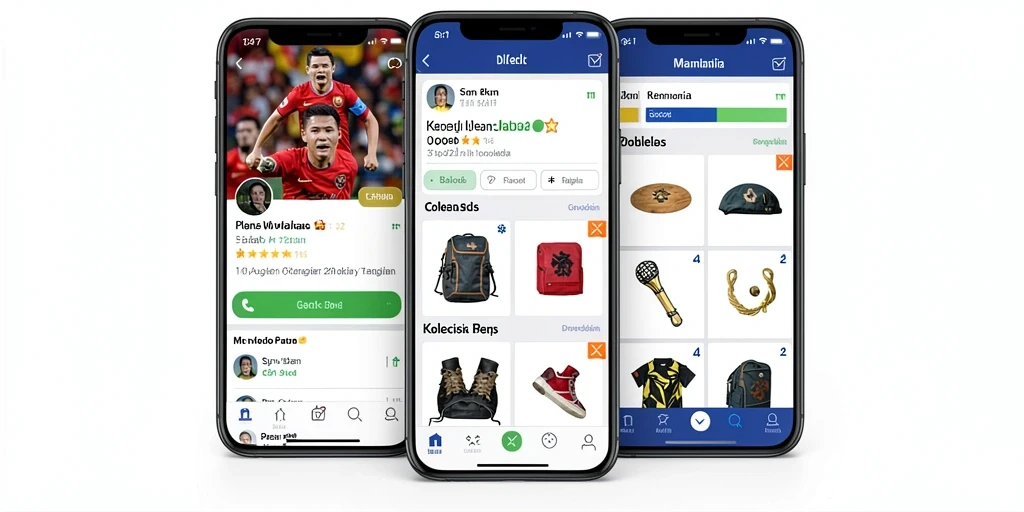 Screenshot menampilkan dunia fantasi yang indah.