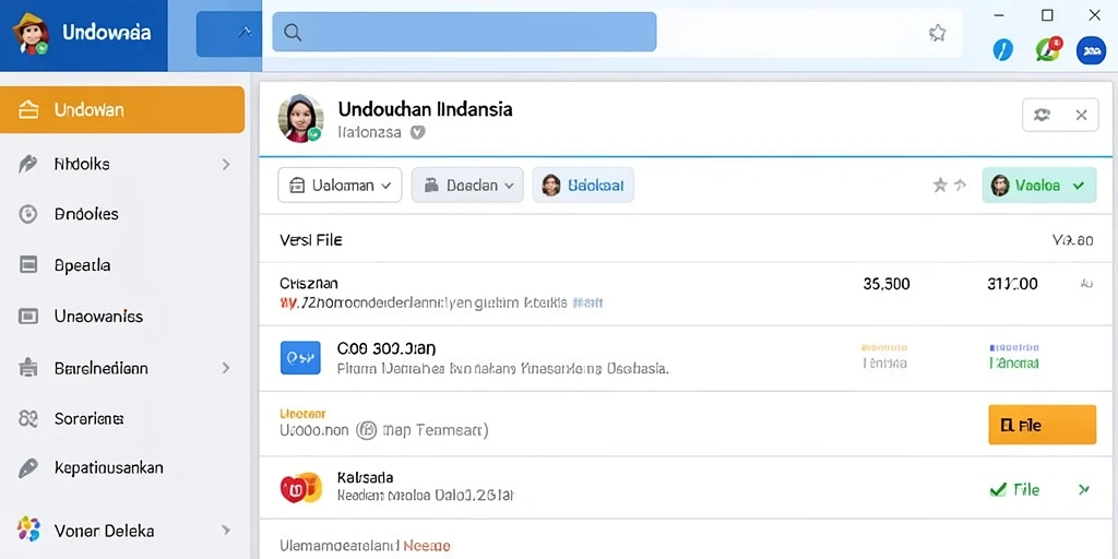 Tampilan antarmuka yang intuitif dan mudah digunakan.