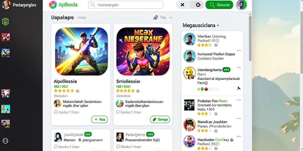 Tampilan antarmuka pengguna yang intuitif.