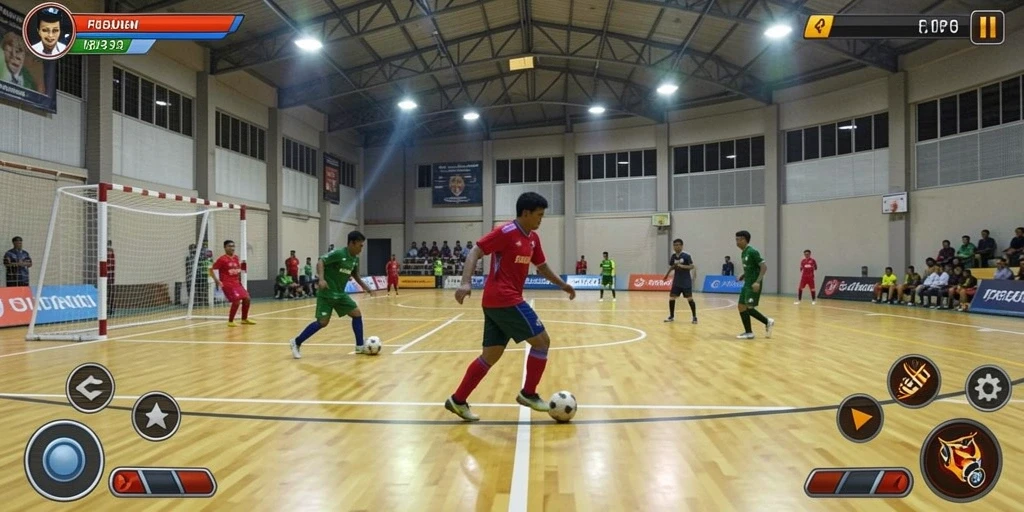 Tampilan antarmuka utama yang interaktif dan menarik.