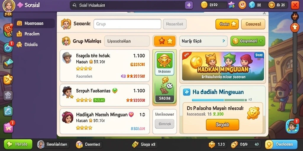 Tampilan antarmuka yang memukau dan mudah dipahami.
