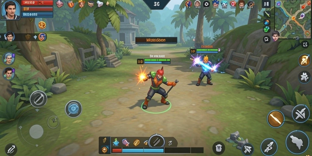 Tampilan awal game yang mengesankan.