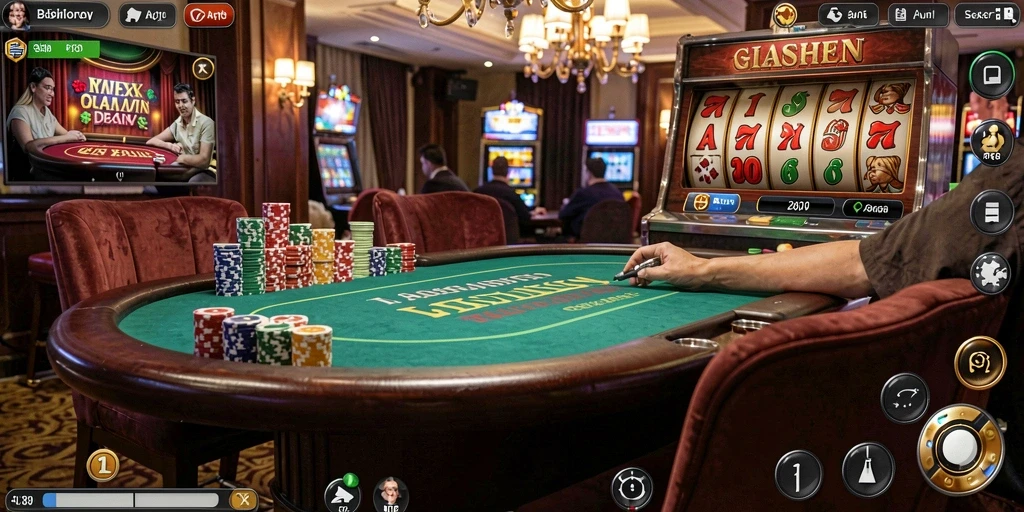 Tampilan awal aplikasi WINSLOT yang memikat.