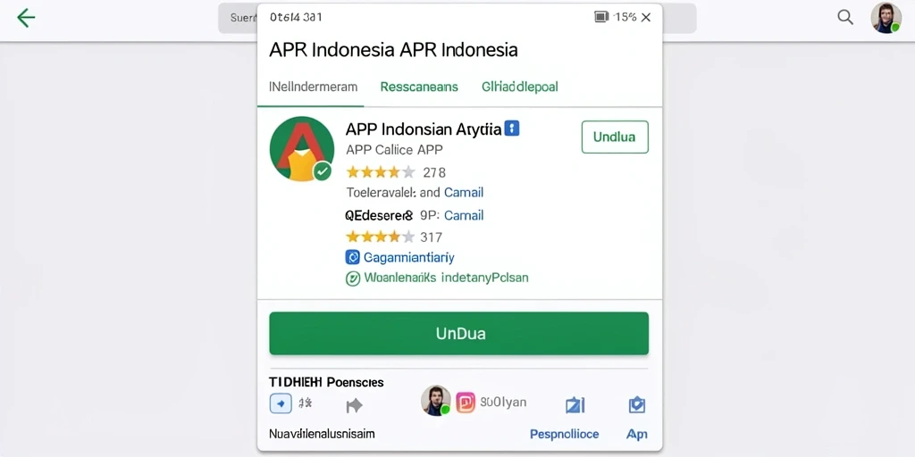 Tampilan antarmuka yang user-friendly.